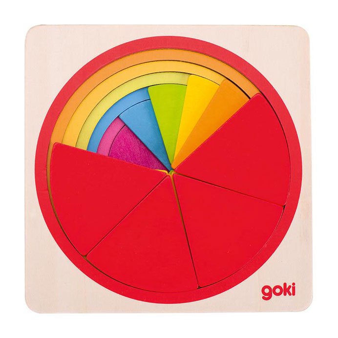 Goki - Houten Lagenpuzzel Cirkel, 21st. - Playlaan