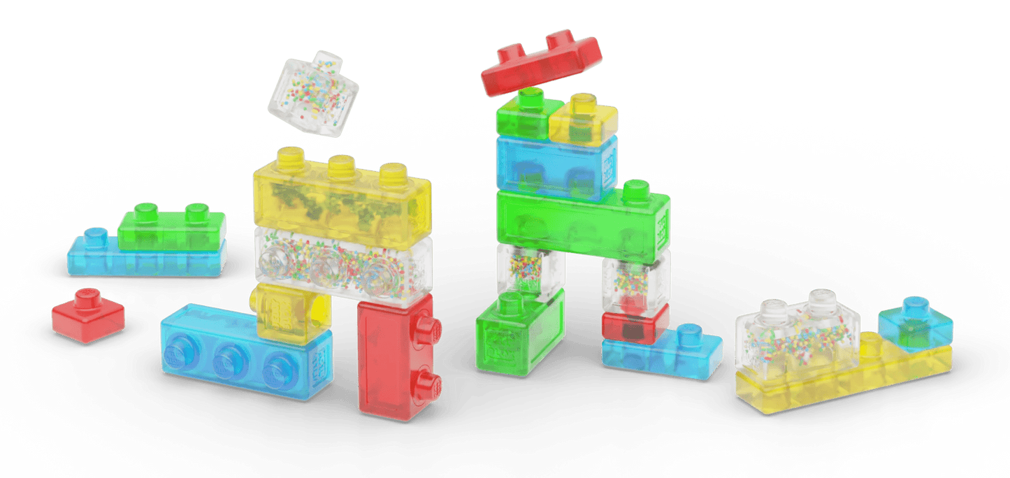 Goliath - Jelly Blox - Creatvie kit - Sensorische Bouwblokken 20st - Playlaan
