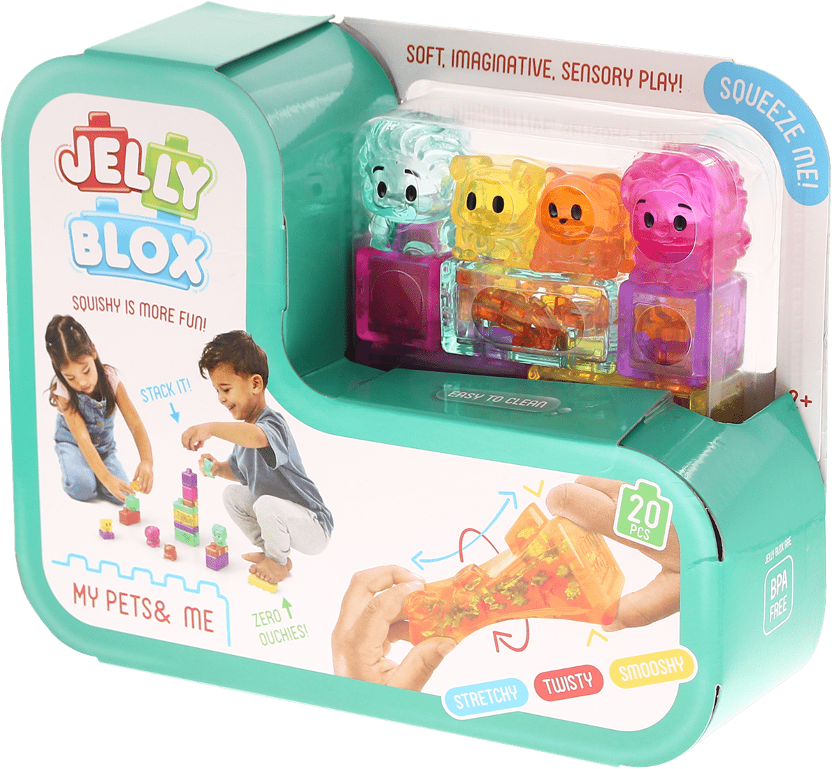 Goliath - Jelly Blox - Sensorische blokken My Pets and Me 20st - Goliath - Playlaan