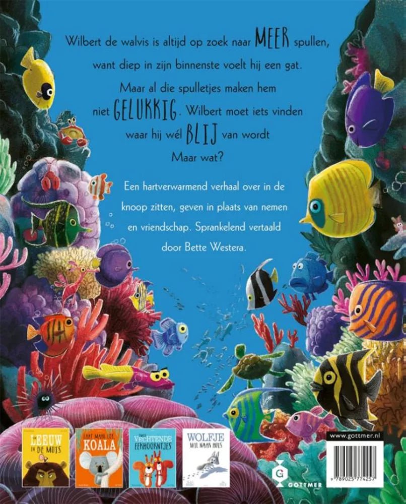 Gottmer - Gottmer - De Walvis Wilde Meer – Prentenboek - Playlaan