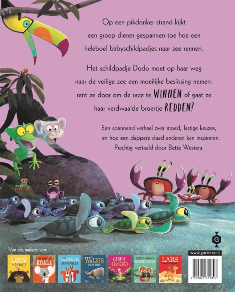 Gottmer - Gottmer - Schiet op, Schildpadjes! – Prentenboek - Playlaan