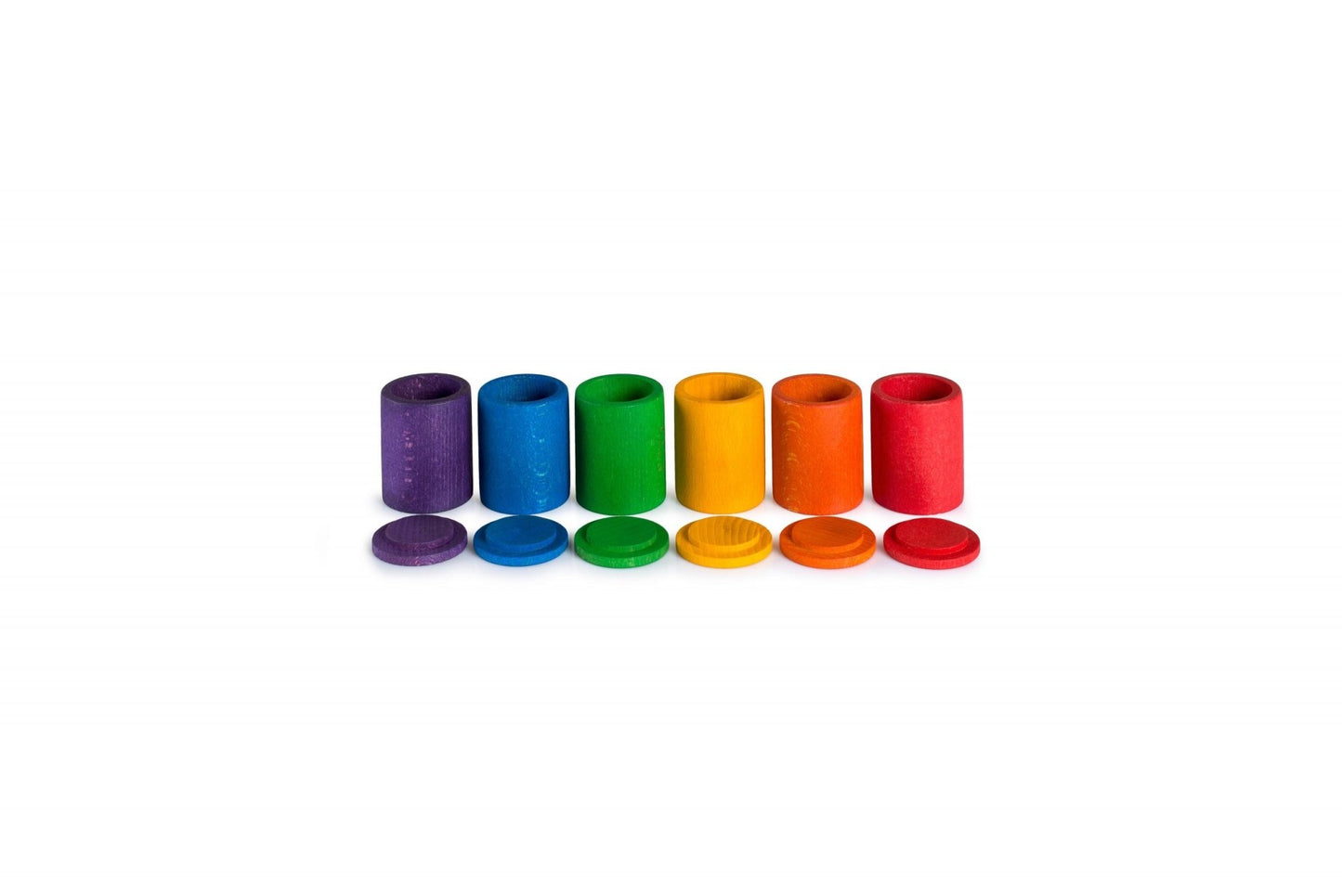 Grapat - Coloured cups with lid - Playlaan