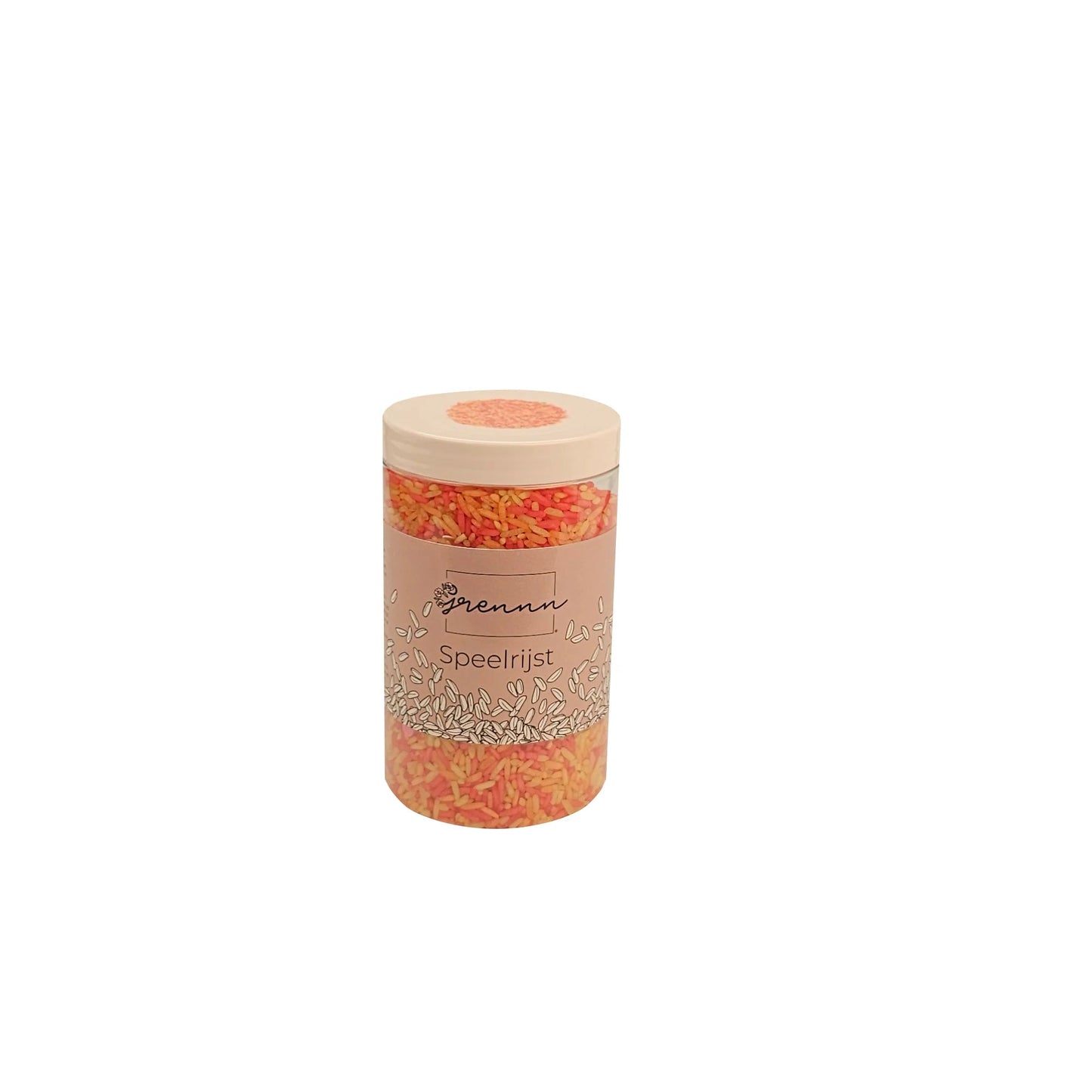 Grennn - Speelrijst mix - Confetti 300g - Playlaan