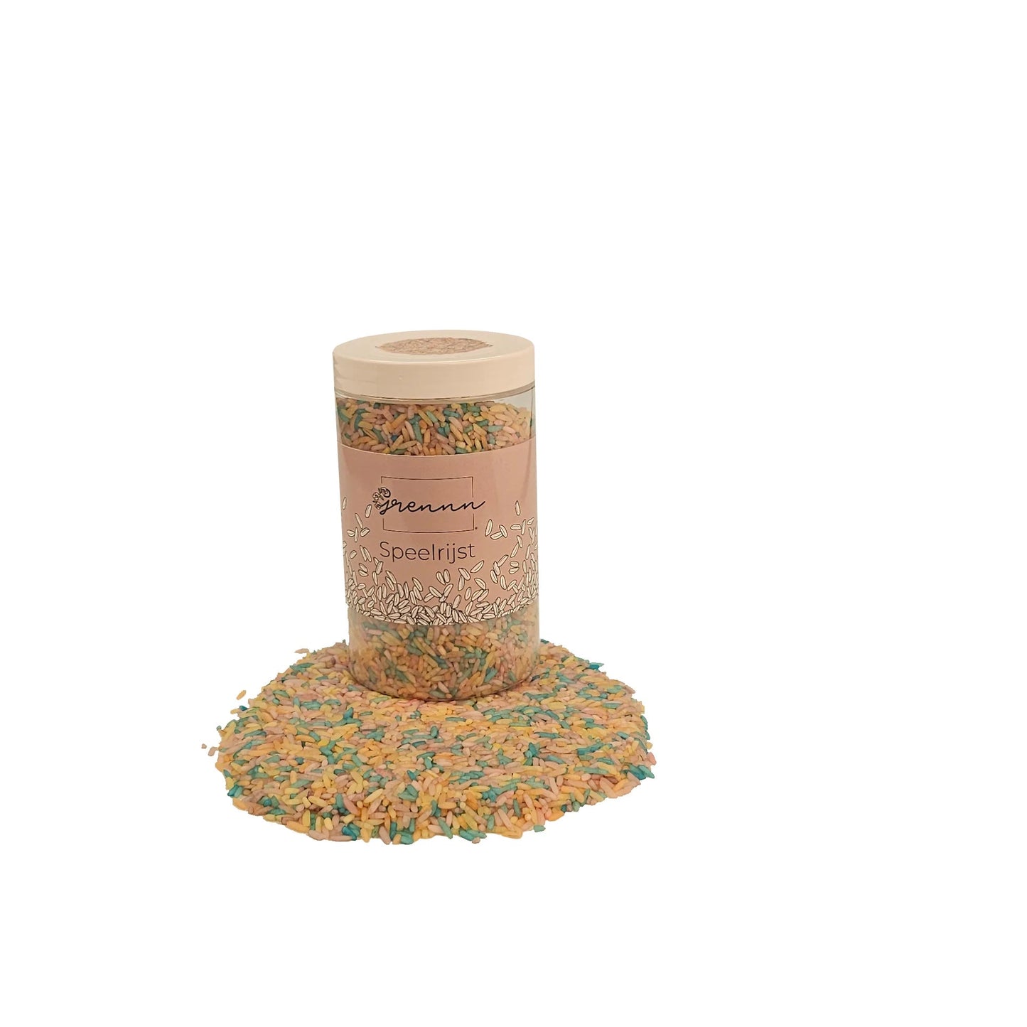 Grennn - Speelrijst mix - Pastel 300g - Playlaan