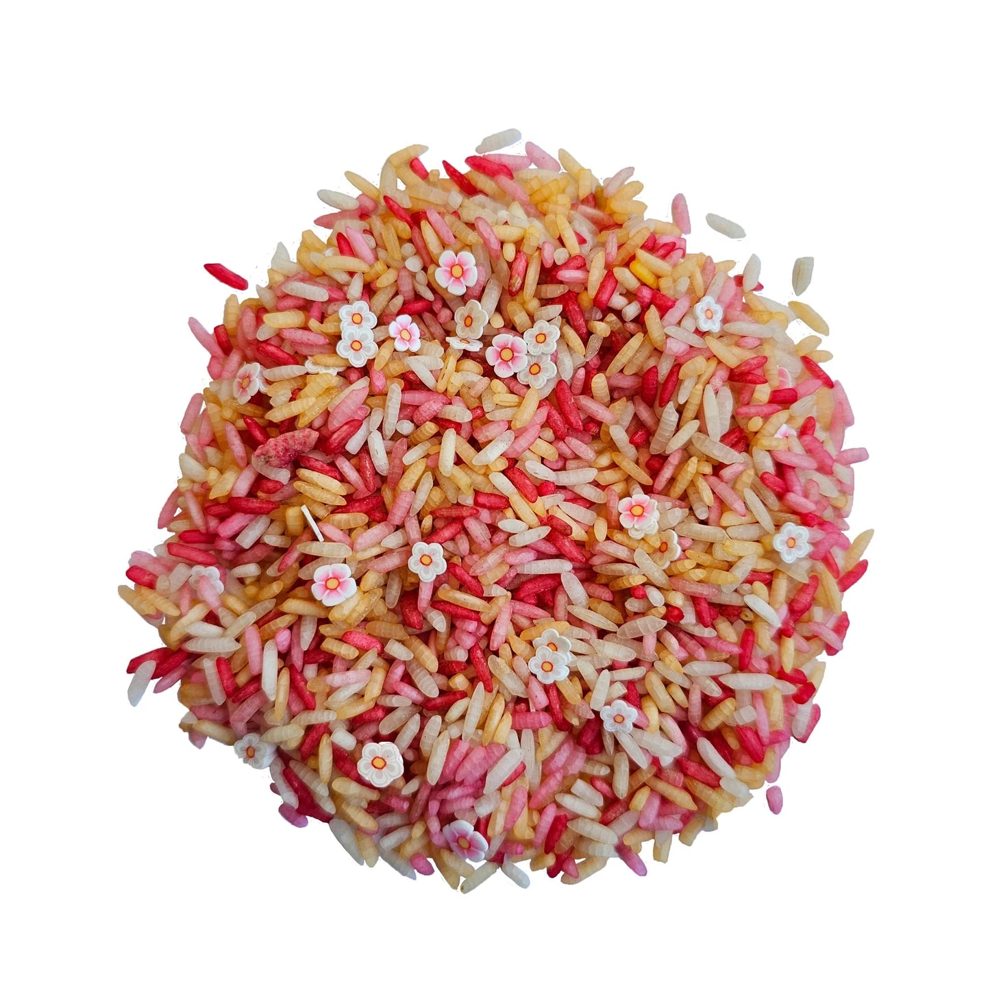 Grennn - Speelrijst mix - Pink Flower 300g - Playlaan