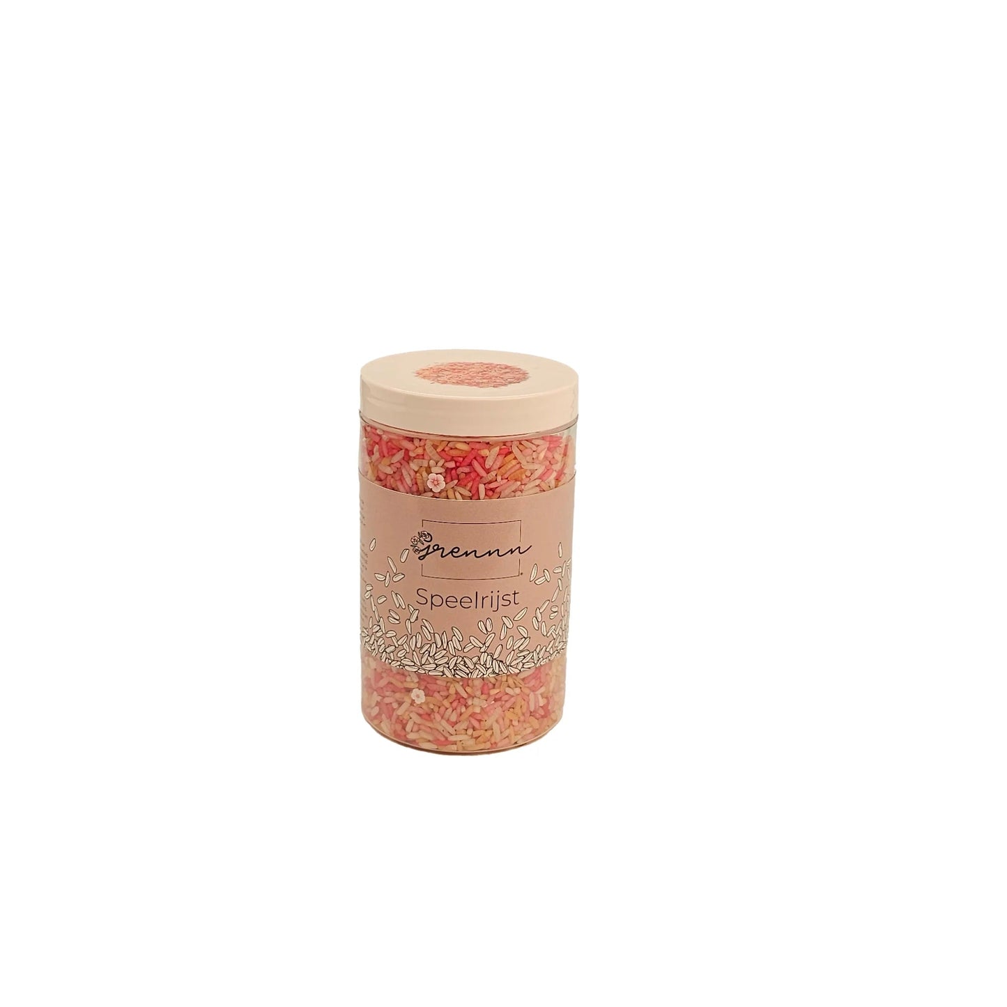 Grennn - Speelrijst mix - Pink Flower 300g - Playlaan