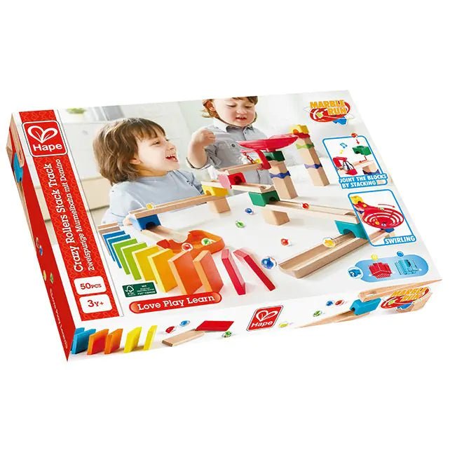 Hape - Hape - Knikkerbaan Marble Domino Rally Block Set - Playlaan