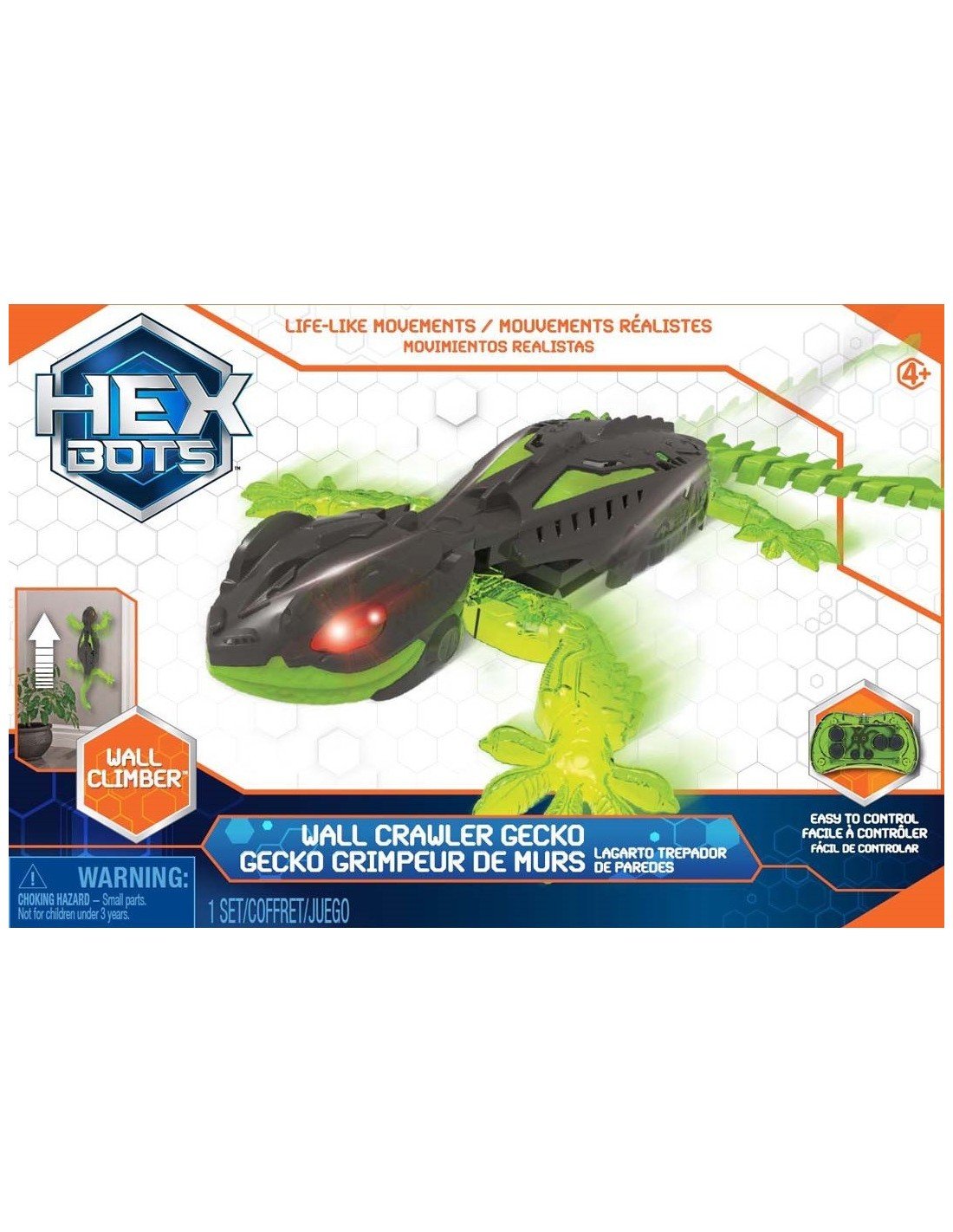 Hexbug - Hexbots Gecko RC Muurkruiper - Playlaan