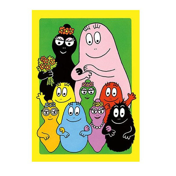 Hjelm Förlag - Ansichtkaart The Familie Barbapapa - Playlaan