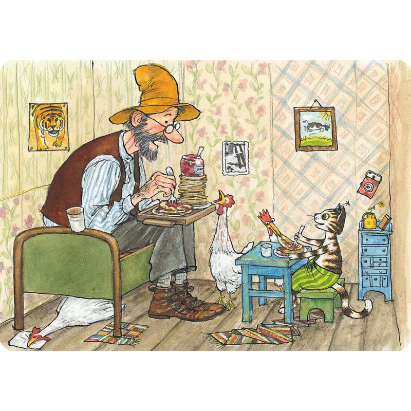 Hjelm Förlag - Pettson en Findus - placemat / knutselmat 42 cm - Playlaan