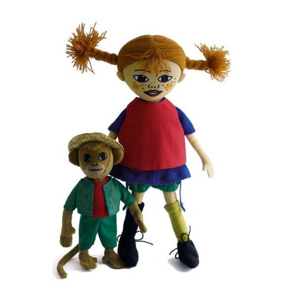 Hjelm Förlag - Pippi Langkous en meneer Nilsson - poppen - Playlaan