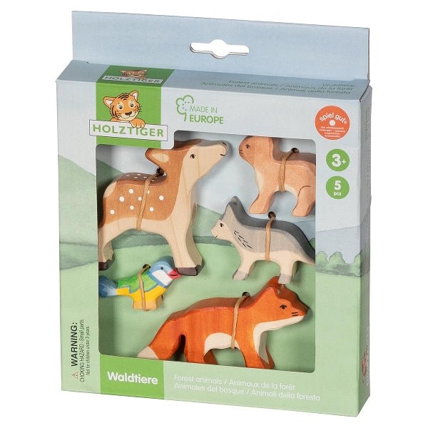 Holztiger - Holztiger - Houten bosdieren set - Playlaan