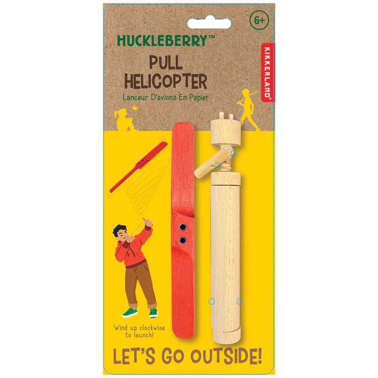 Huckleberry - Huckleberry - Houten Helikopter Afschiet Propeller - Playlaan