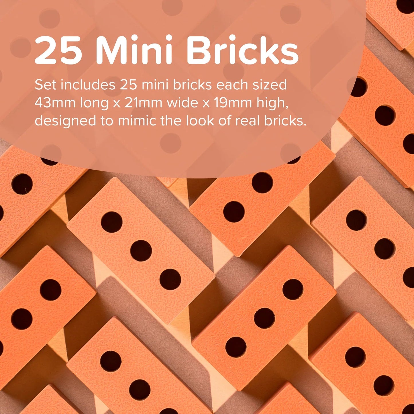 Inspire My Play - Bakstenen Blokken mini 25st - Playlaan
