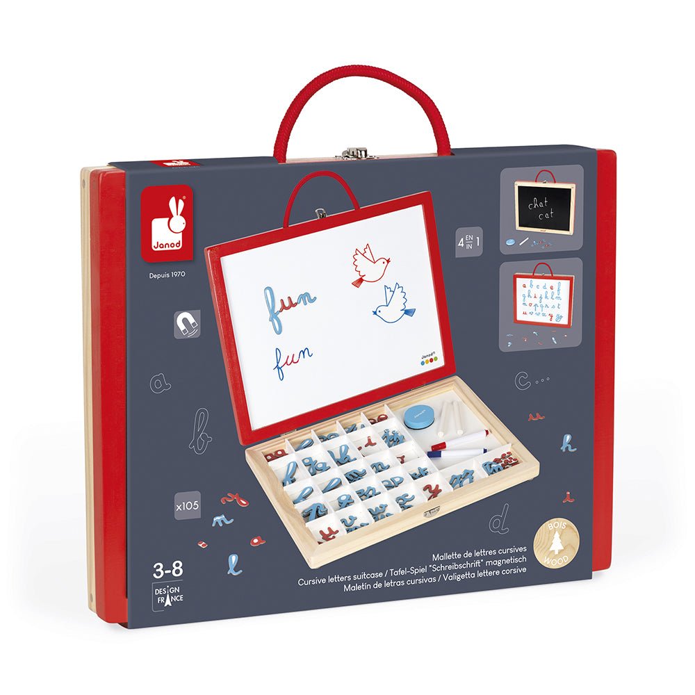 Janod - Janod Essential – 4 - in - 1 Letters leren - Playlaan