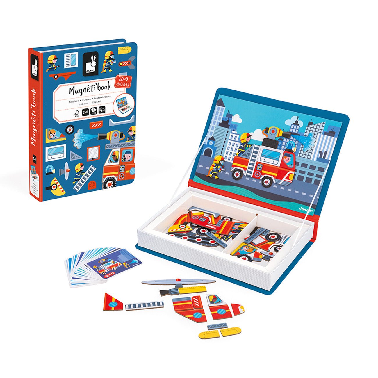 Janod - Magnetibook - Brandweer - Playlaan