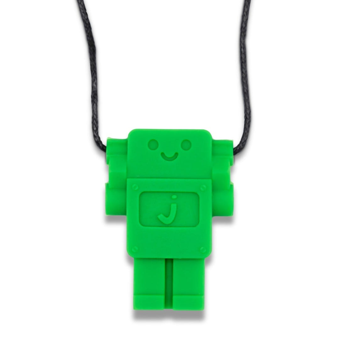 Jellystone Designs - Jellystone Designs - Kauwketting voor gemiddelde kauwbehoefte - Robot groen - Playlaan