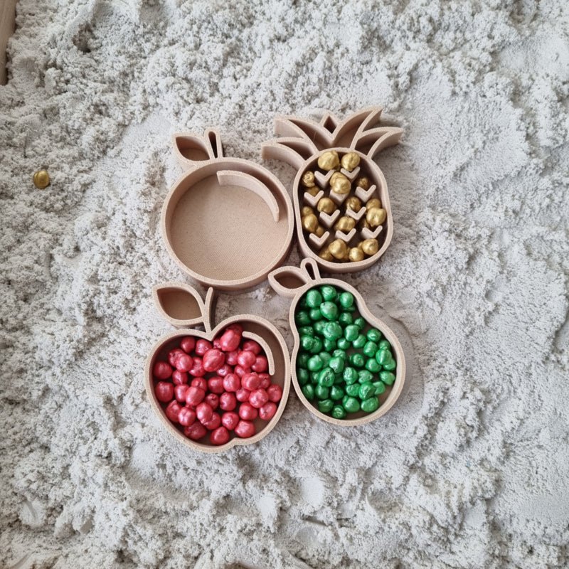 Kiddi - Bio mini bakjes set fruit - Playlaan