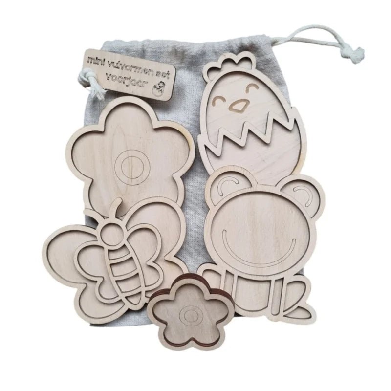 Kiddi - Kiddi - Mini Vulvormen set Voorjaar - Playlaan
