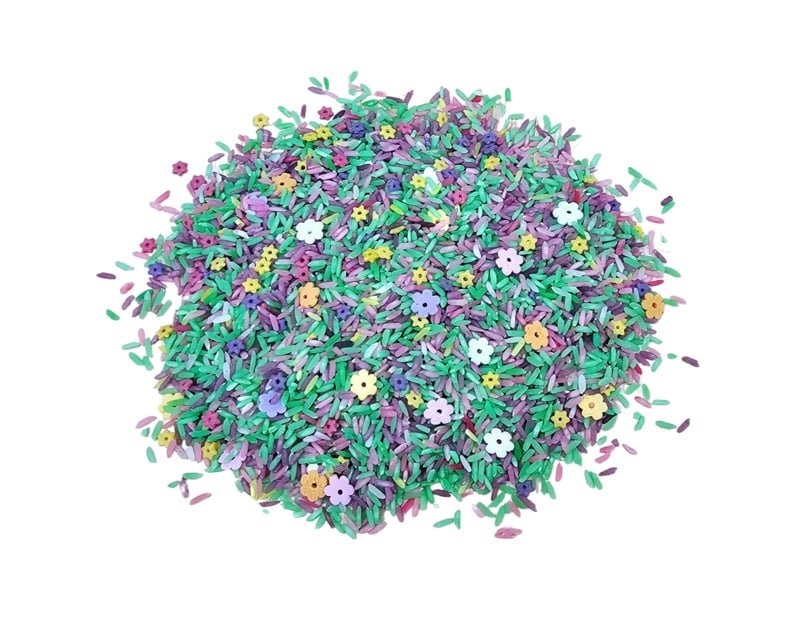Kiddi - Kiddi - Sensorische rijst - Flower Power mix 430 g - Playlaan