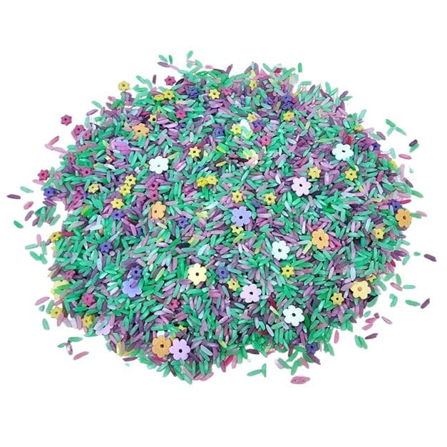 Kiddi - Kiddi - Sensorische rijst - Flower Power mix 430 g - Playlaan