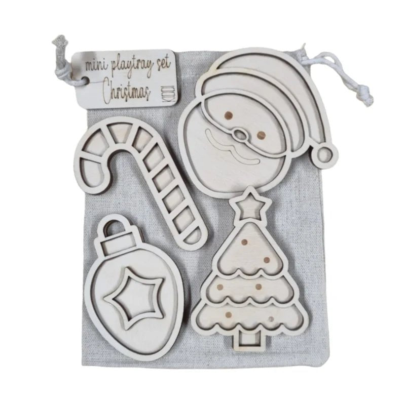 Kiddi - Mini playtray set Christmas - Playlaan