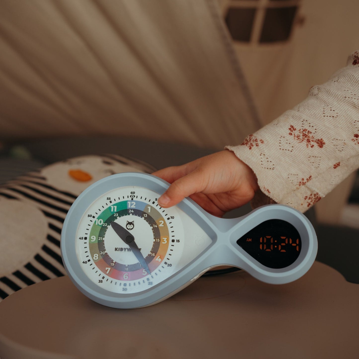 Kidywolf - KIDYALARM Educational alarm clock mint - Playlaan
