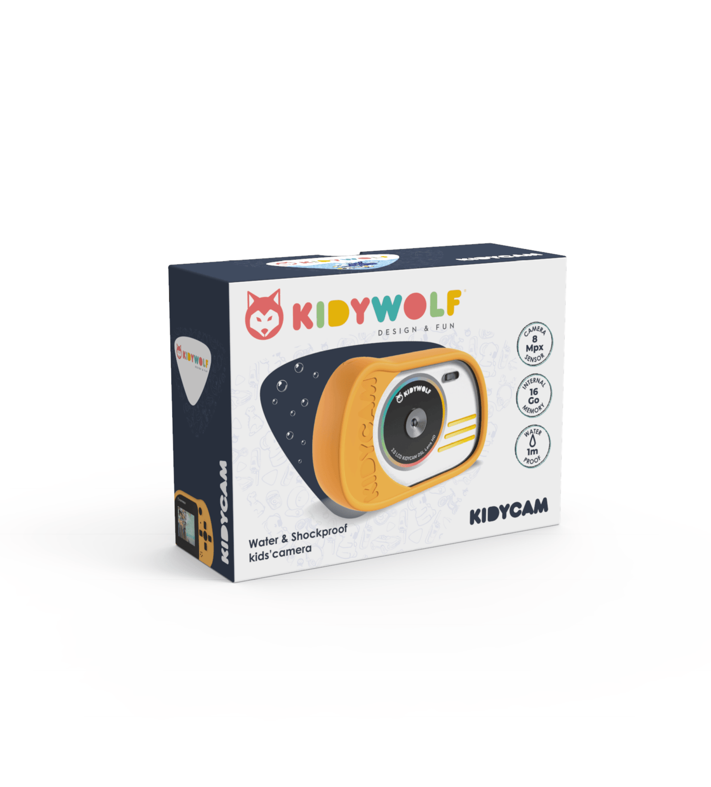 Kidywolf - KIDYCAM Digital camera orange - Playlaan