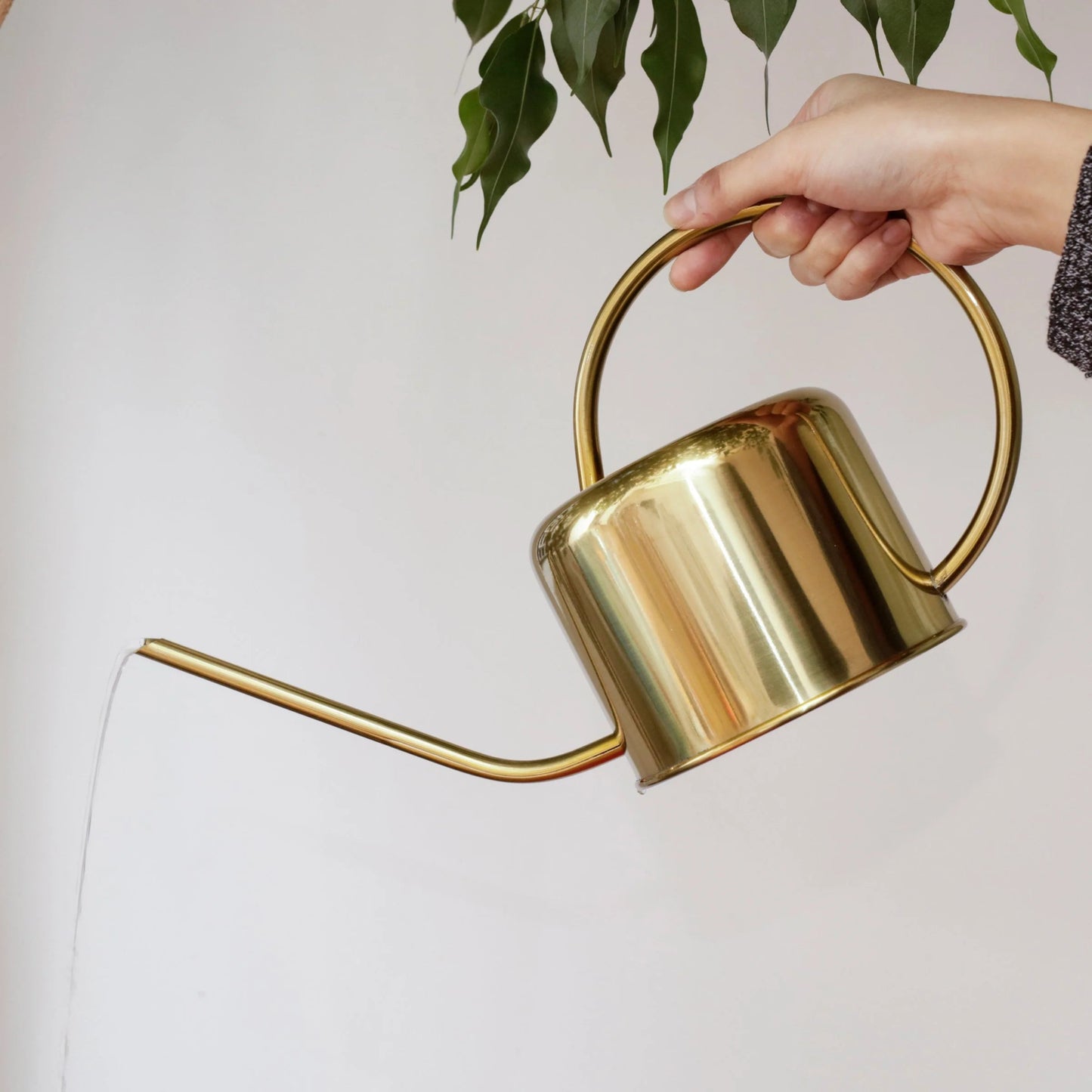 Kikkerland - Vintage Gieter Goud Metaal Plantengieter 1,2L - Playlaan