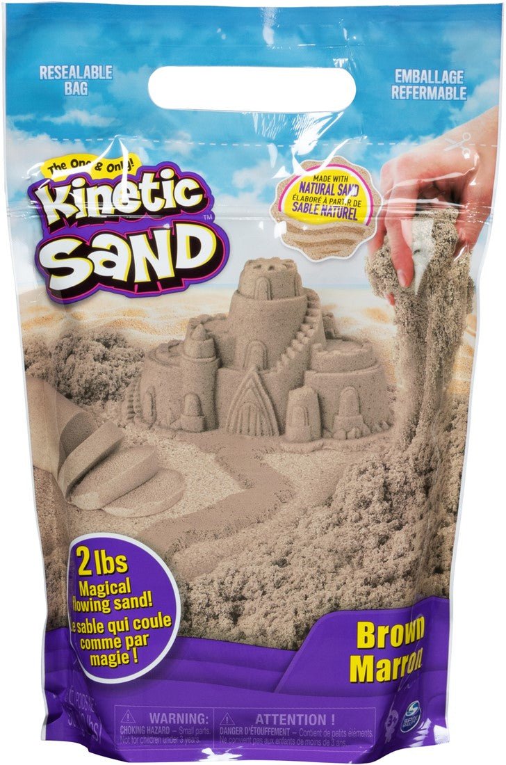 Kinetic Sand - Kinetic Sand - Kinetisch speelzand Bruin - 907 gram (in zak) - Playlaan