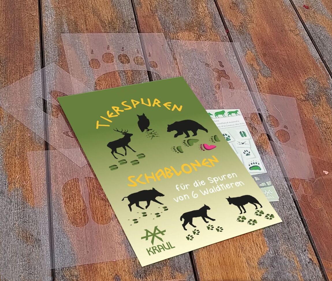 Kraul - Dierensporen Pootafdrukken Sjablonen - Playlaan