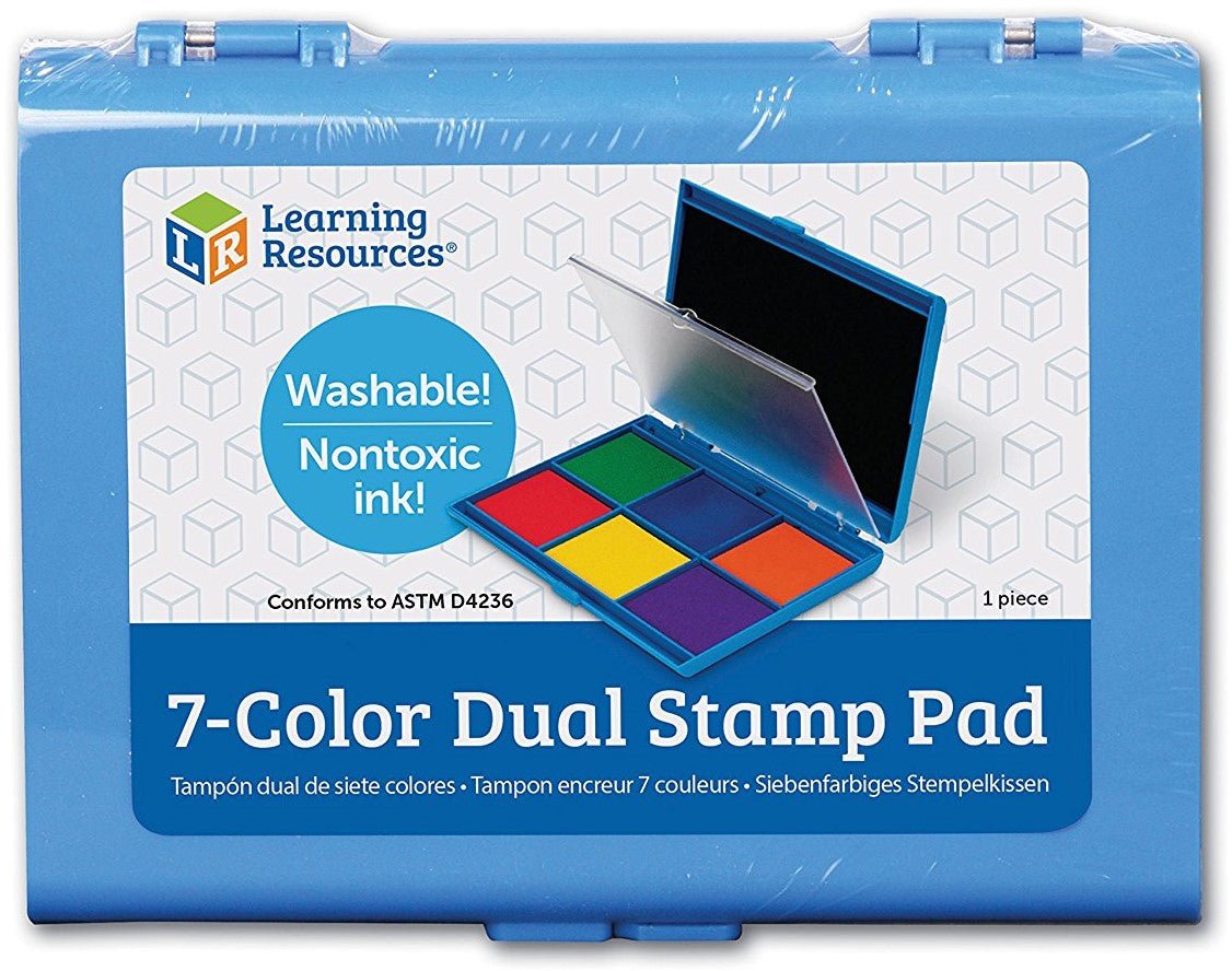 Learning Resources - Learning Resources - 7 - kleuren dubbel stempelkussen - Playlaan