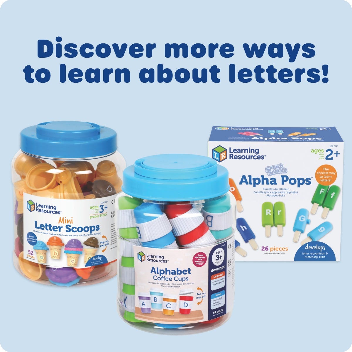 Learning Resources - Learning Resources - Alphabet Coffee Cups - Playlaan