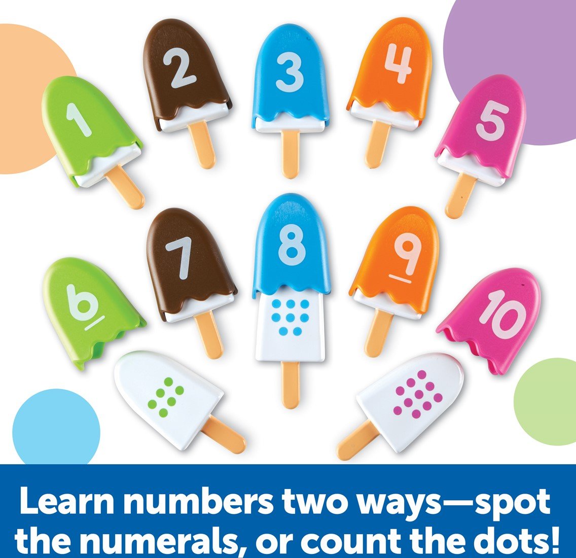 Learning Resources - Learning Resources - Ijsjes tellen 1 - 10 - Smart Snacks - Playlaan