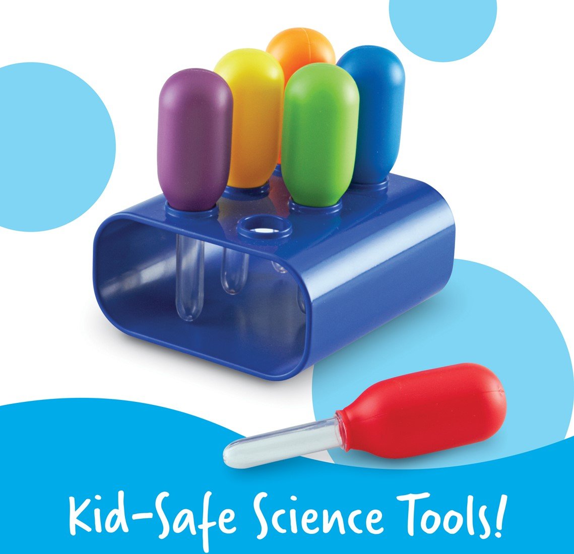 Learning Resources - Learning Resources - Jumbo pipetten met standaard - Primaire wetenschap - Playlaan
