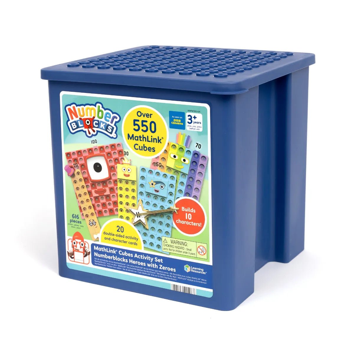 Learning Resources - Learning resources - Numberblocks MathLink Cubes activiteitenset 10 - 100 - Playlaan