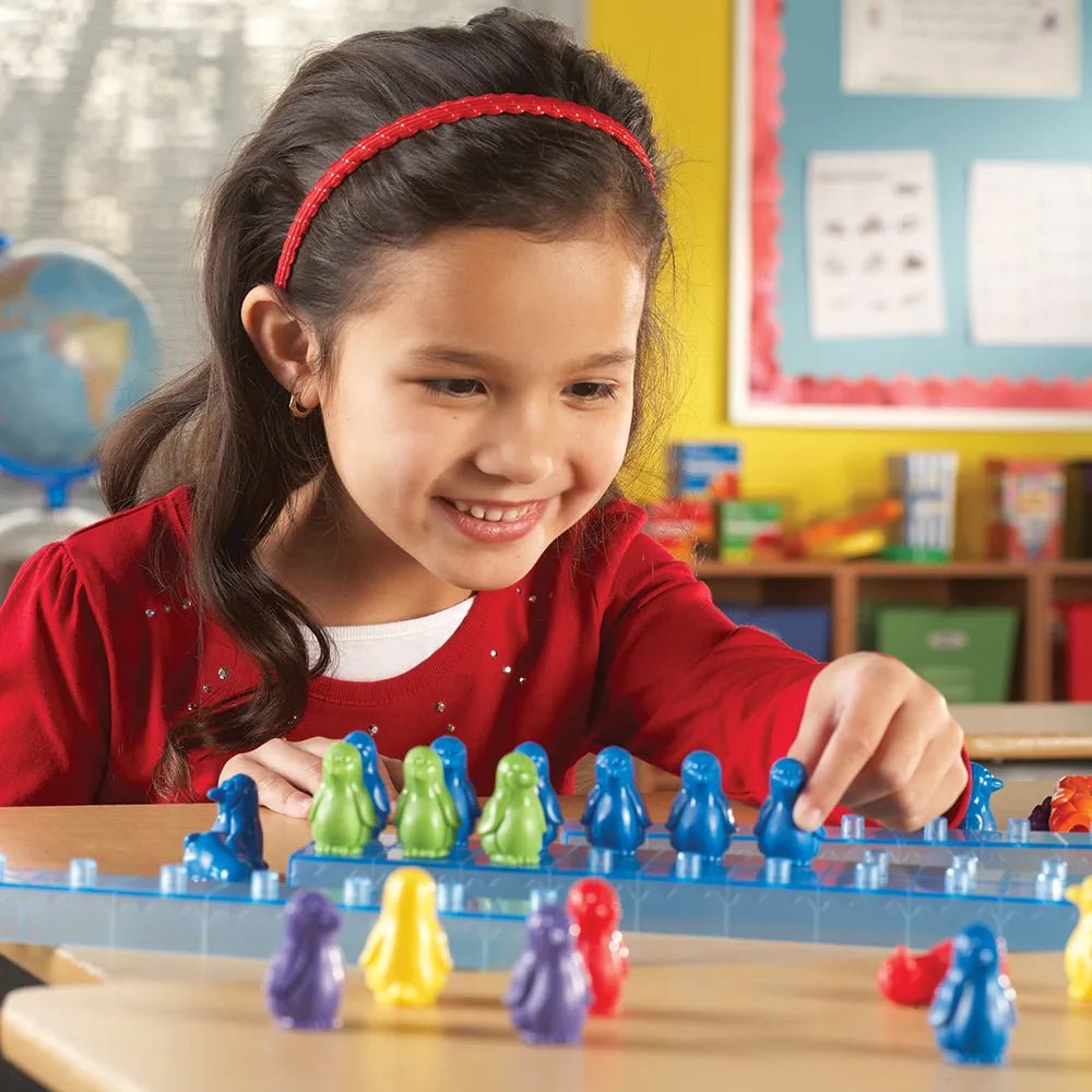 Learning Resources - Learning Resources - Penguins On Ice Wiskunde Activiteitenset - Playlaan