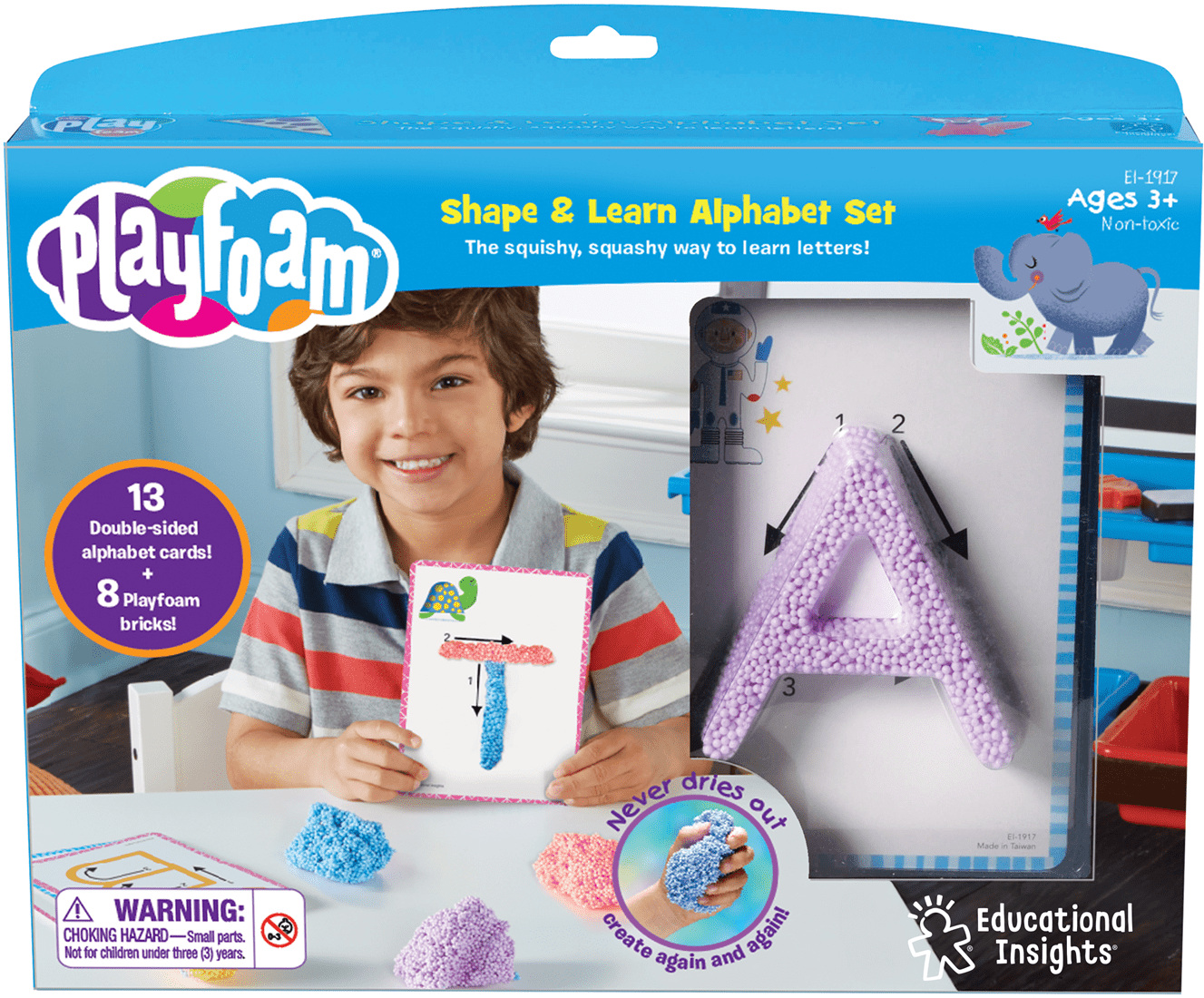 Learning Resources - Learning Resources - Sensorische Playfoam - Vorm en Leer Alfabet Activiteiten Set - Playlaan