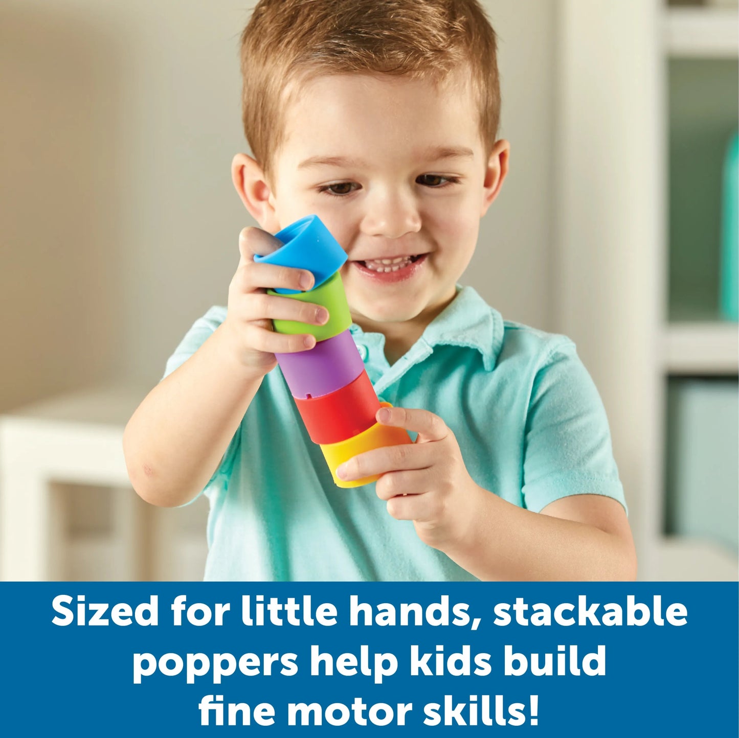 Learning Resources - Regenboog Emotie Fidget - Poppers - Playlaan