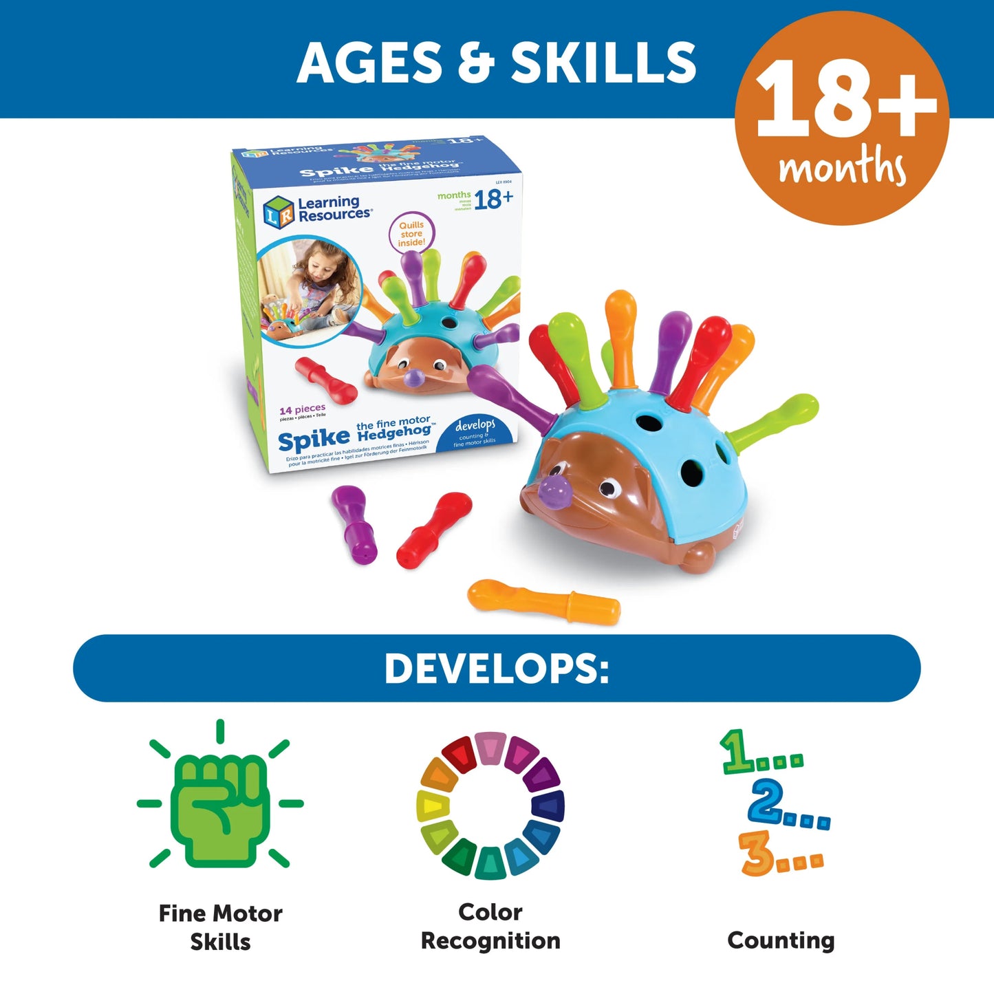 Learning Resources - Spike de Fijnmotor Egel - Playlaan