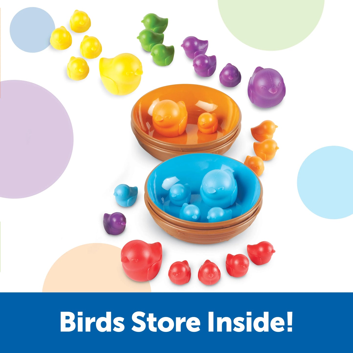 Learning Resources - Vogels in een Nest - Sorteerset - Playlaan
