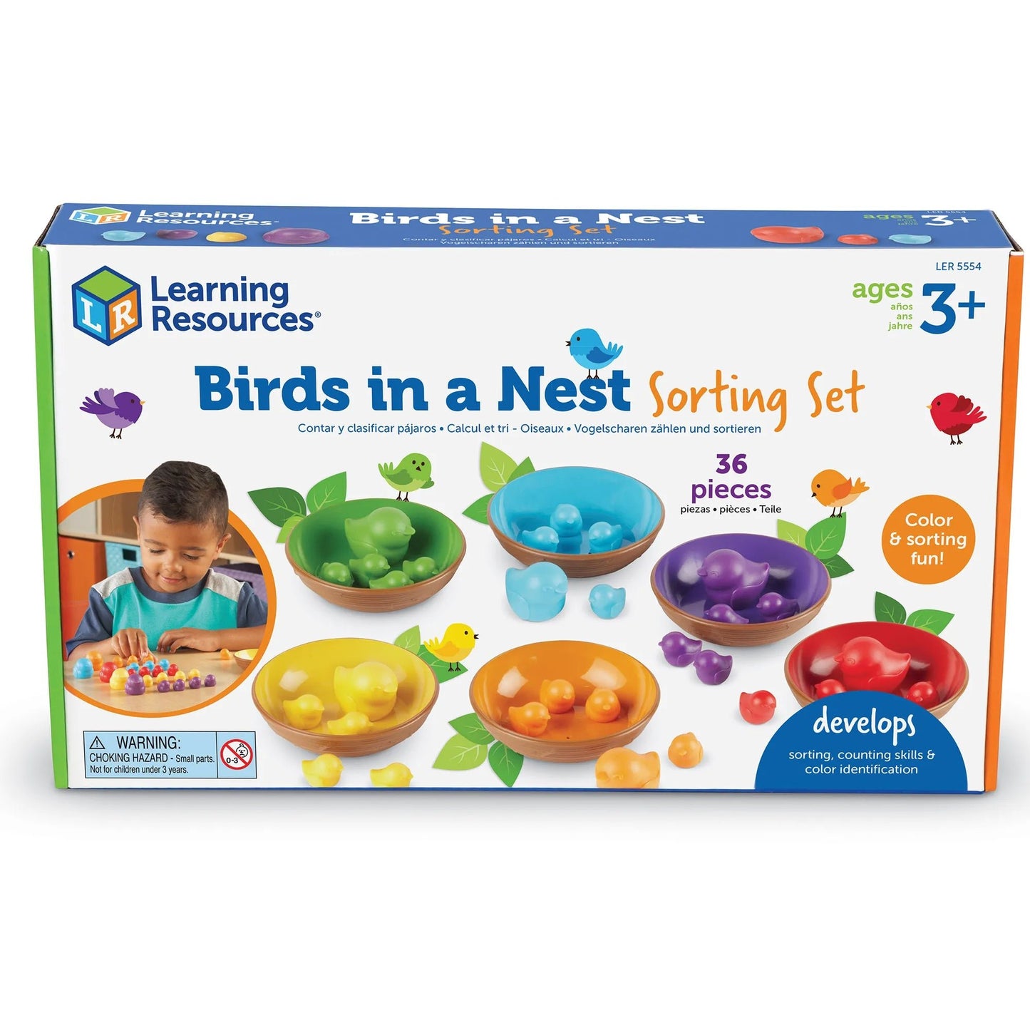 Learning Resources - Vogels in een Nest - Sorteerset - Playlaan