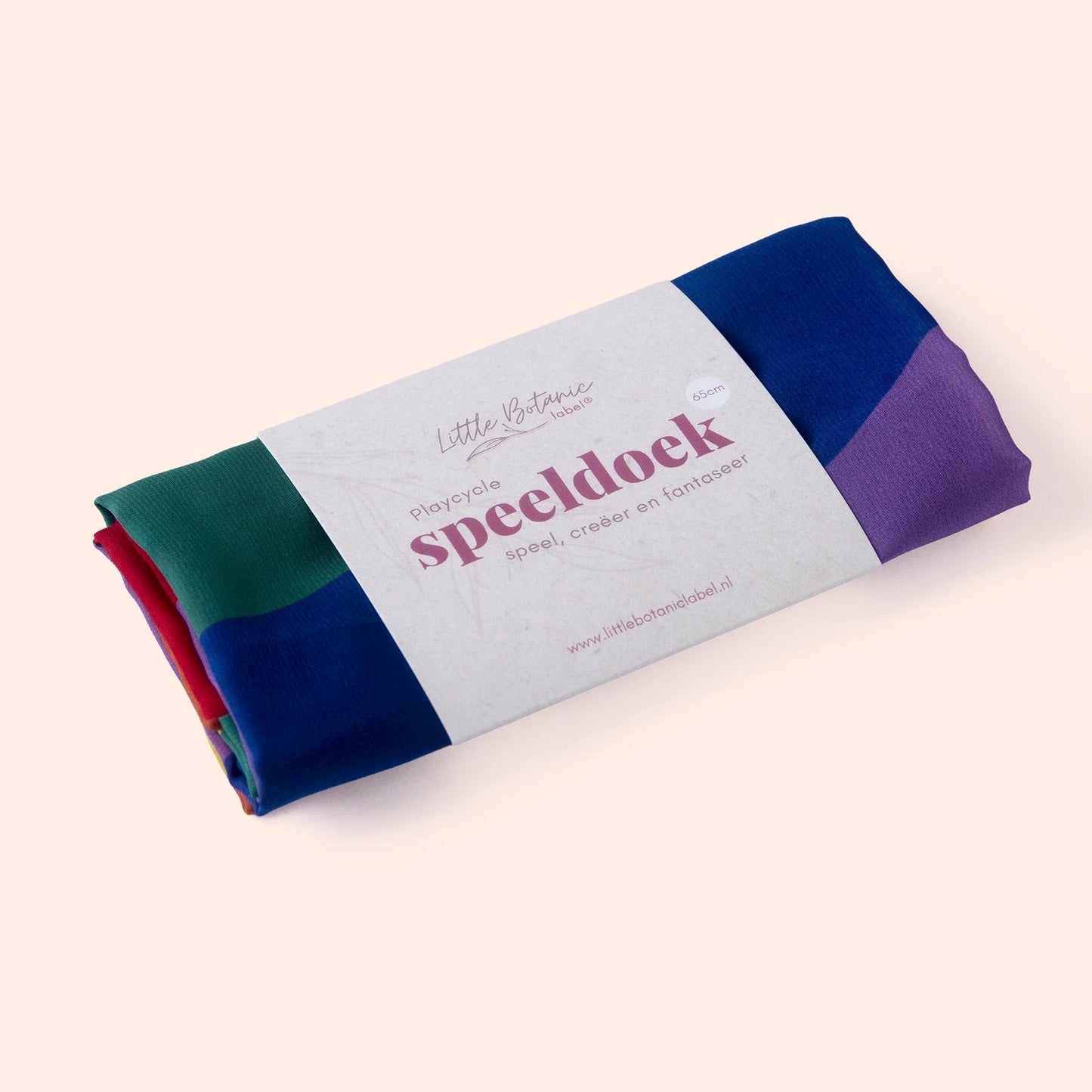 Little Botanic label - Little Botanic label - Playcycle speeldoek waves 65cm - Regenboog - Playlaan