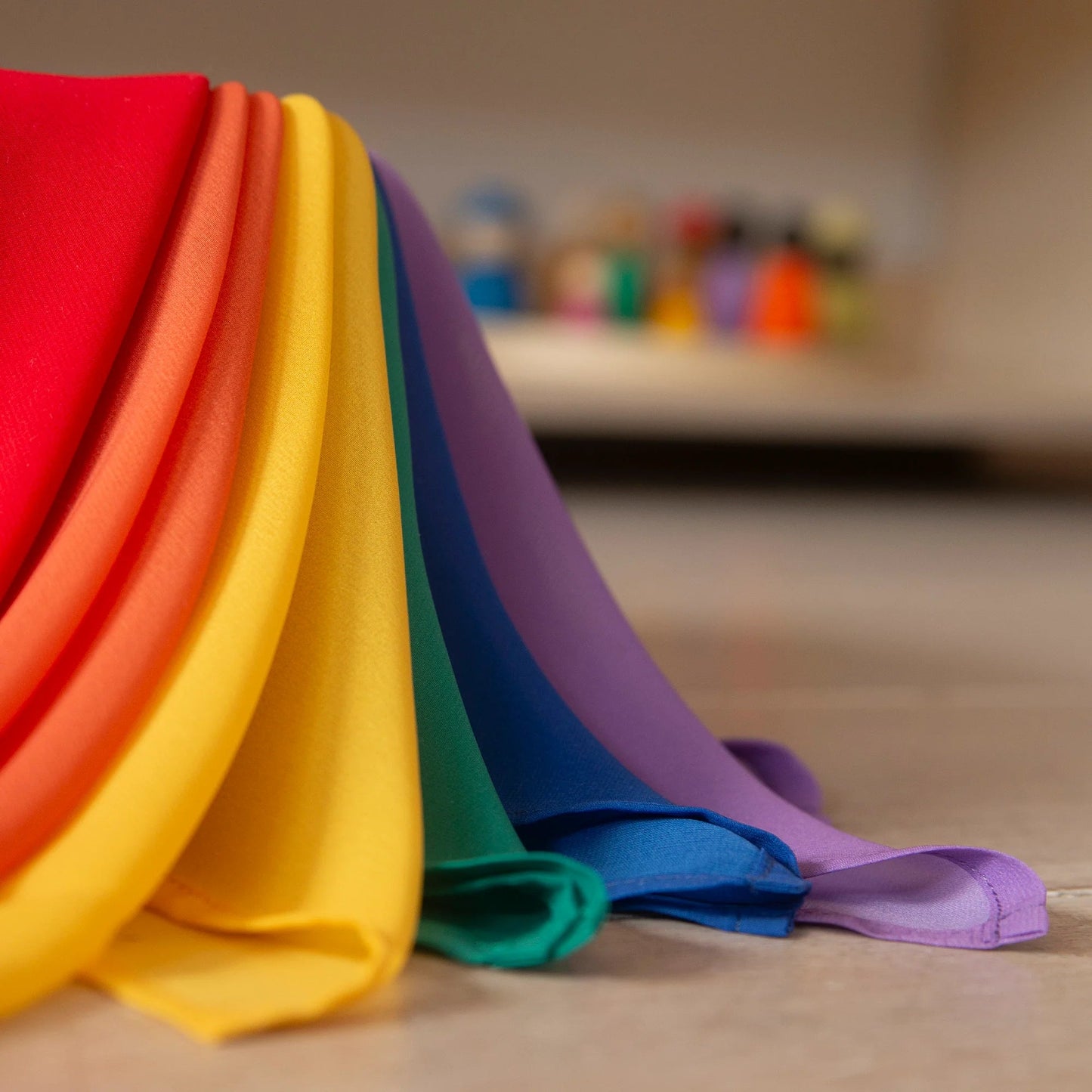 Little Botanic label - Little Botanic label - Playcycle speeldoek waves 65cm - Regenboog - Playlaan