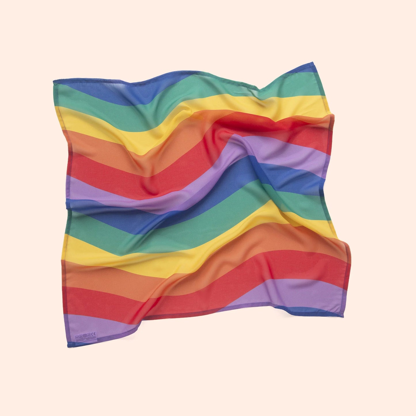 Little Botanic label - Little Botanic label - Playcycle speeldoek waves 65cm - Regenboog - Playlaan