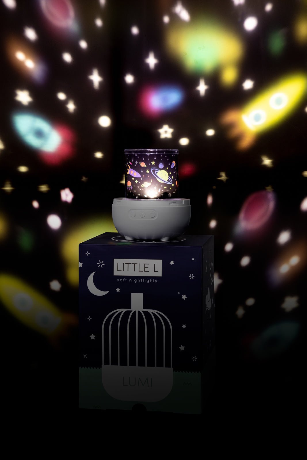 Little L Soft Toys - Little L Soft Toys - Lamp projector - Lumi - Playlaan
