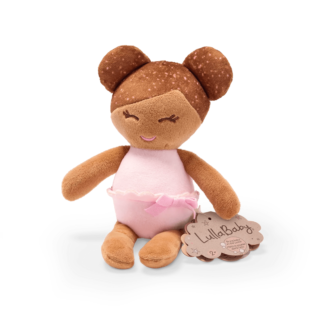 LullaBaby - LullaBaby - Kleine Zachte Badpop – Donker Haar - Playlaan
