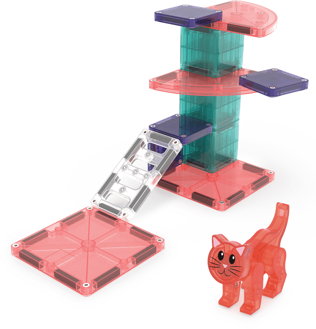 Magna - Tiles - Magna - Tiles Cat Tree 13 - delig Set - Playlaan