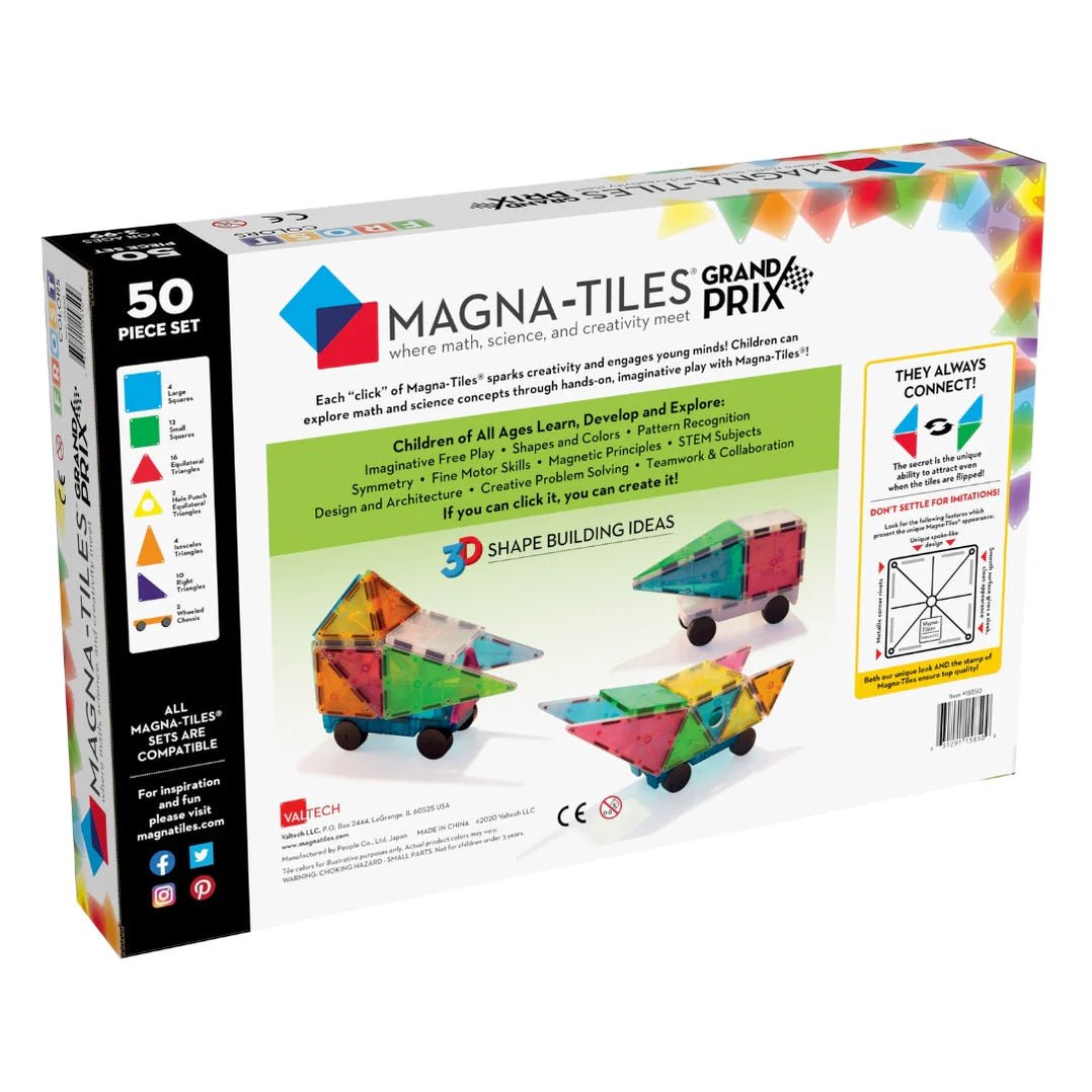 Magna - Tiles - MAGNA - TILES® Grand Prix Frost 50 Stuks - Playlaan