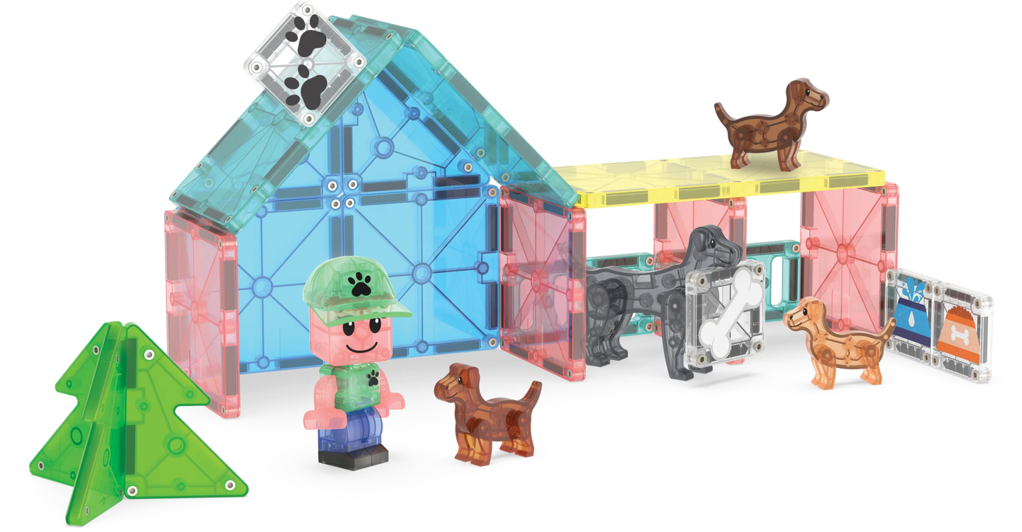 Magna - Tiles - Magna - Tiles Puppy Park 27 - delige set - Playlaan